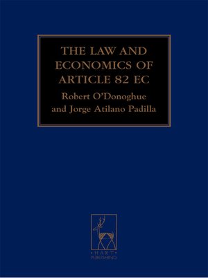 cover image of The Law and Economics of Article 82 EC
